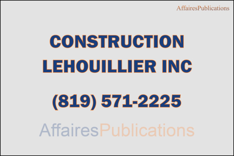 CONSTRUCTION LEHOUILLIER INC