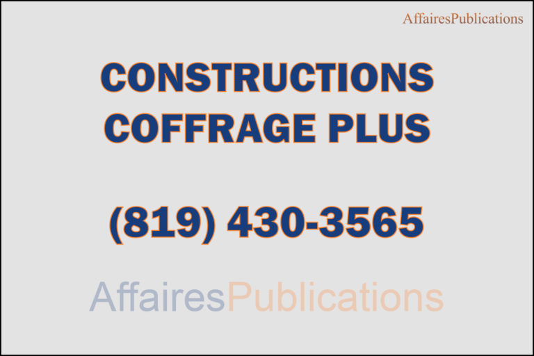 CONSTRUCTIONS COFFRAGE PLUS