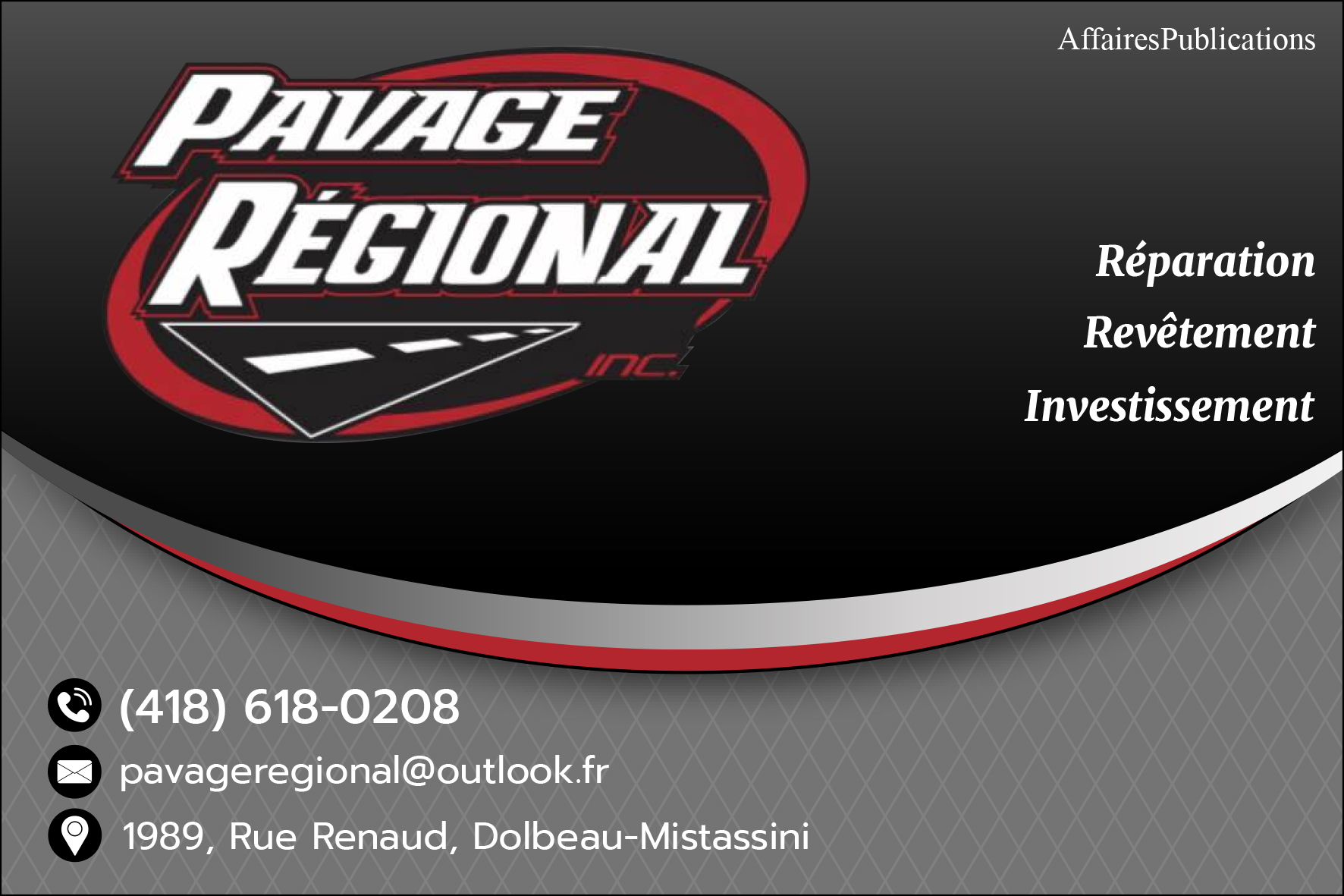 PAVAGE RÉGIONAL INC