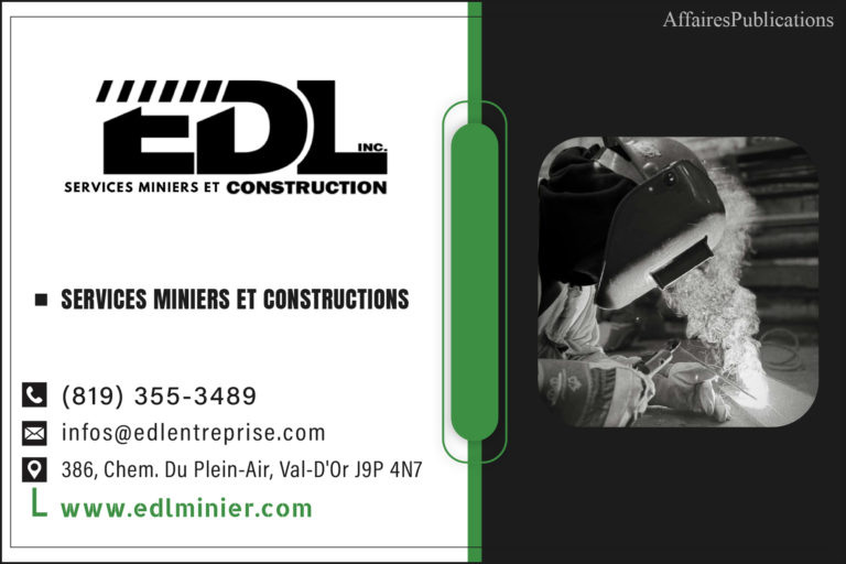EDL SERVICES MINIERS ET CONSTRUCTION INC