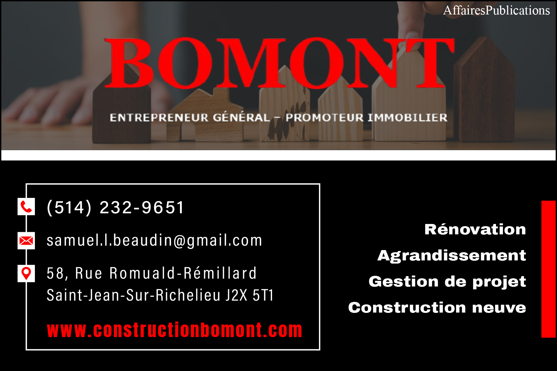 RÉNOVATION BO-MONT INC