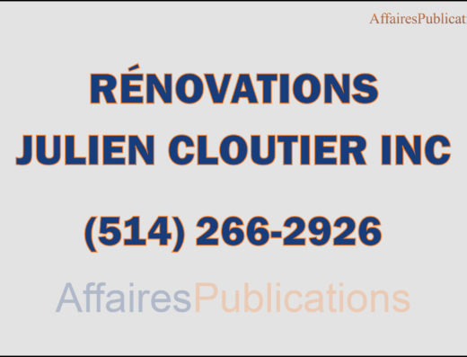 RÉNOVATIONS JULIEN CLOUTIER INC