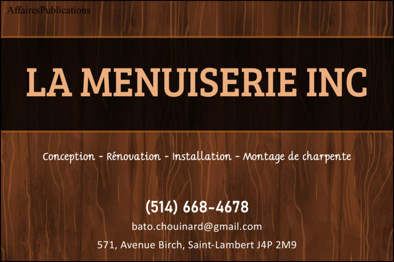 LA MENUISERIE INC
