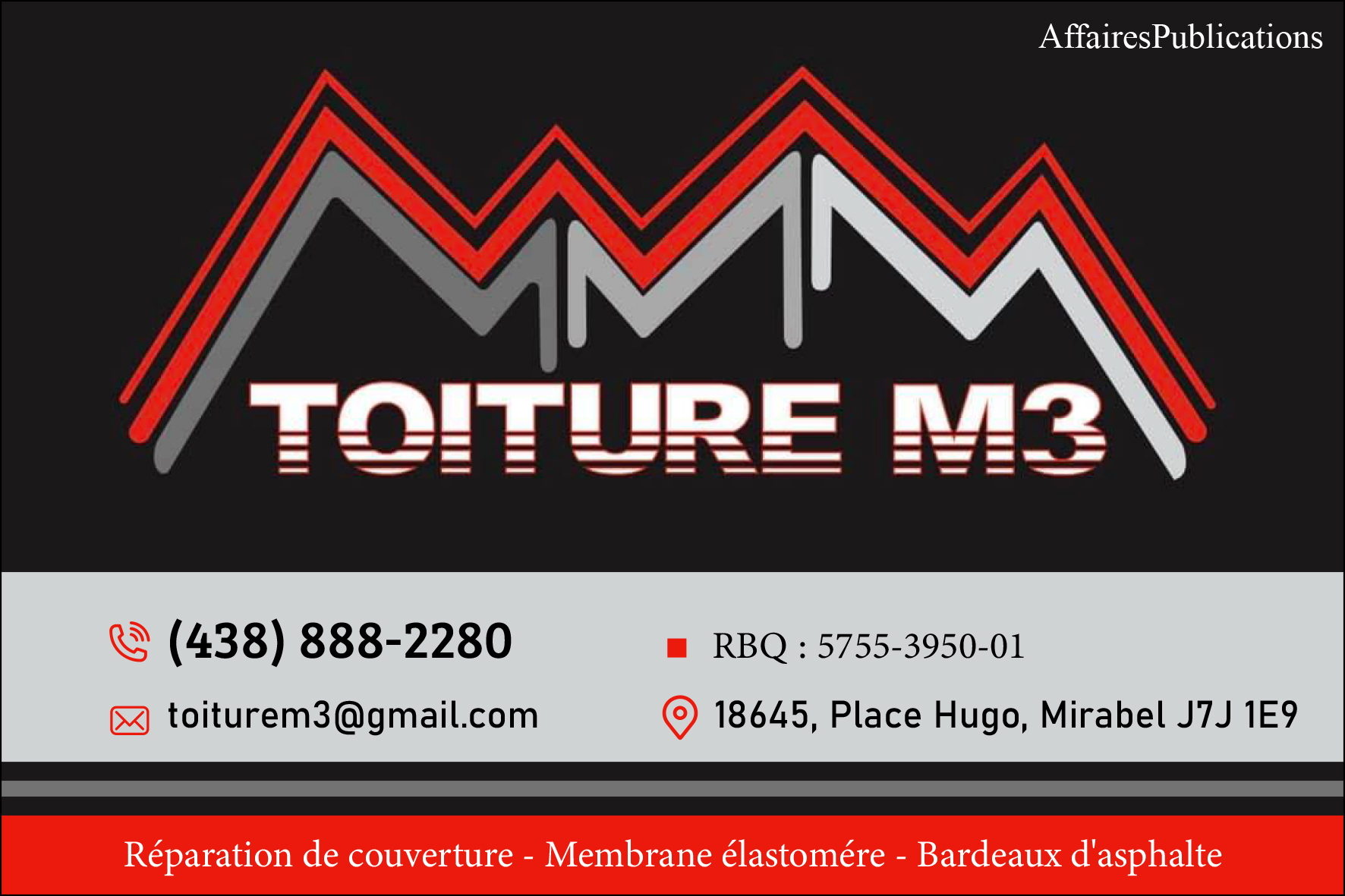 TOITURE M3 INC