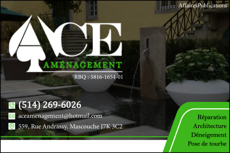 ACE AMÉNAGEMENT INC