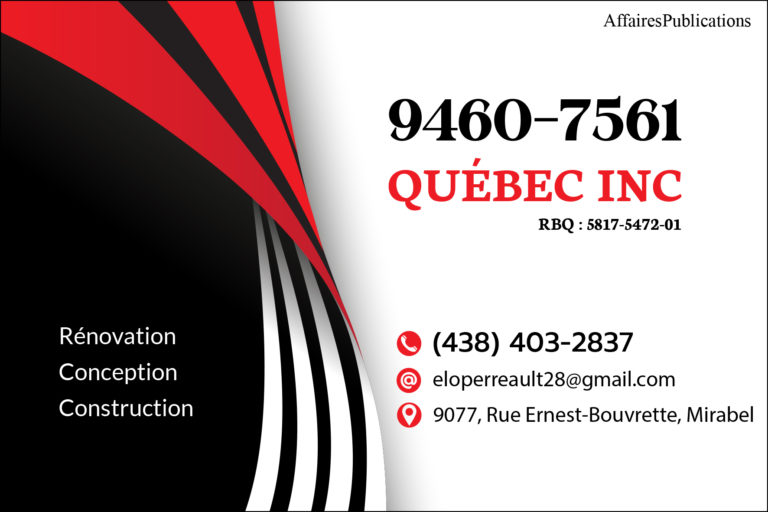 9460-7561 QUÉBEC INC