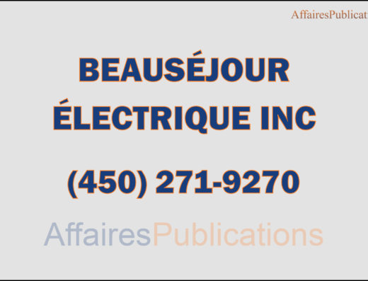 BEAUSÉJOUR ÉLECTRIQUE INC