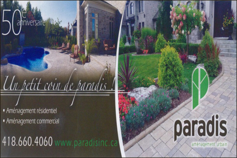 PARADIS AMÉNAGEMENT<br/>URBAIN INC