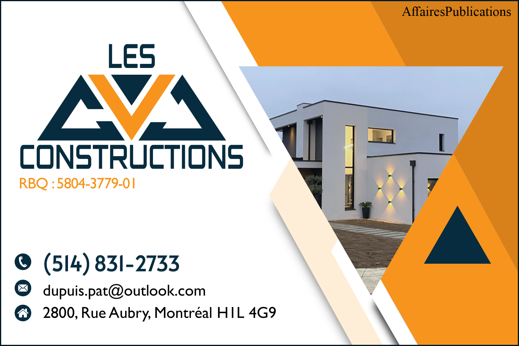 LES CONSTRUCTIONS C.V.J. INC