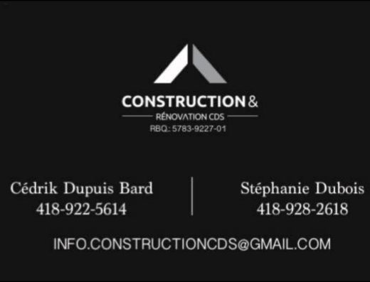 CONSTRUCTION ET RÉNOVATION CDS INC