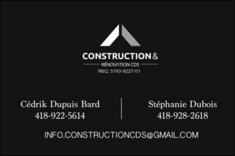 CONSTRUCTION ET RÉNOVATION CDS INC