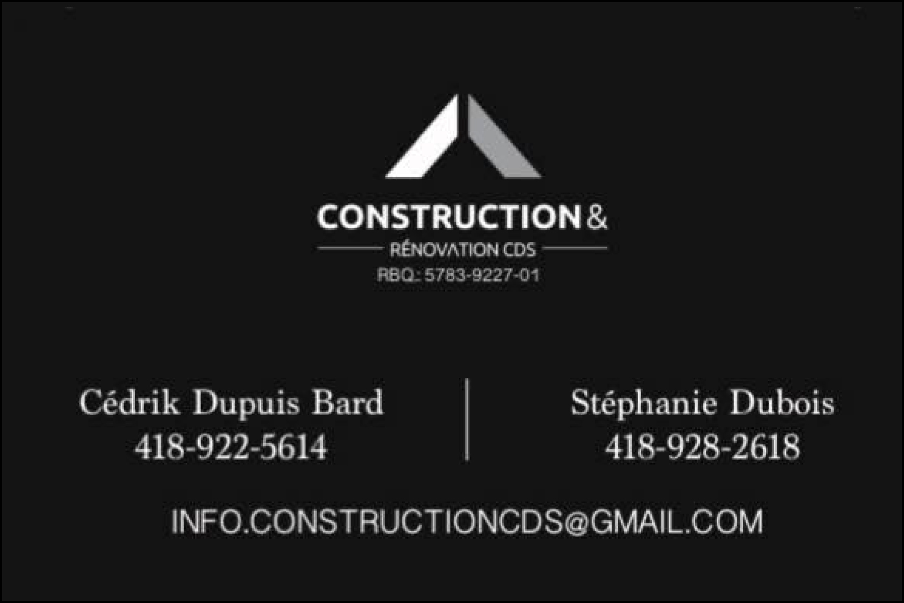 CONSTRUCTION ET RÉNOVATION CDS INC