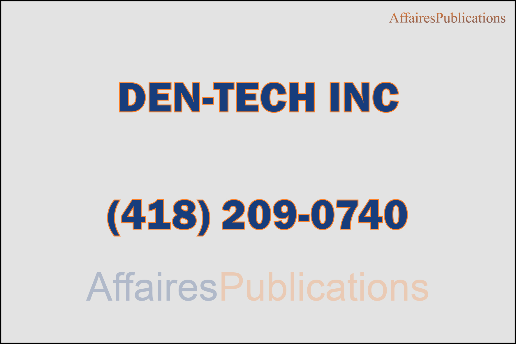 DEN-TECH INC