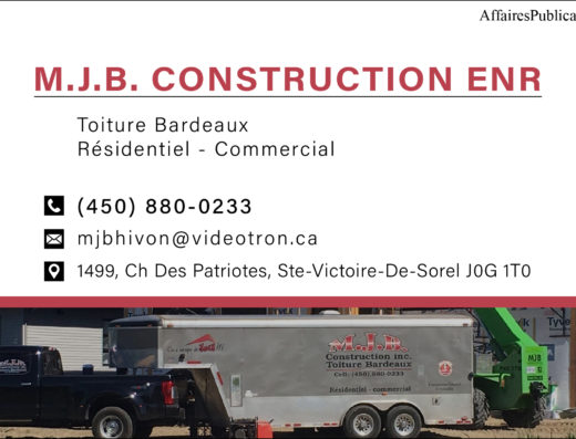 M.J.B. CONSTRUCTION ENR