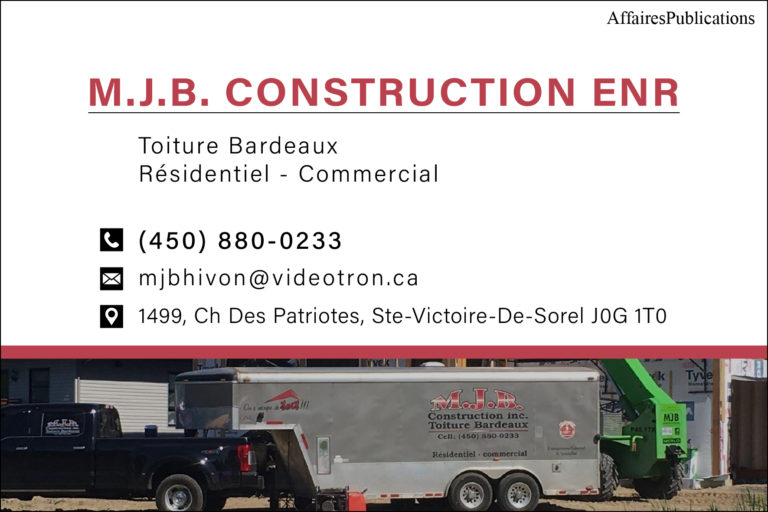 M.J.B. CONSTRUCTION ENR
