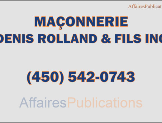 MAÇONNERIE DENIS ROLLAND<br/>& FILS INC