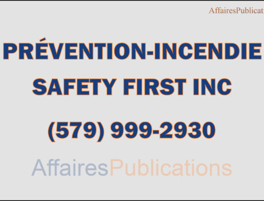 PRÉVENTION-INCENDIE SAFETY FIRST INC