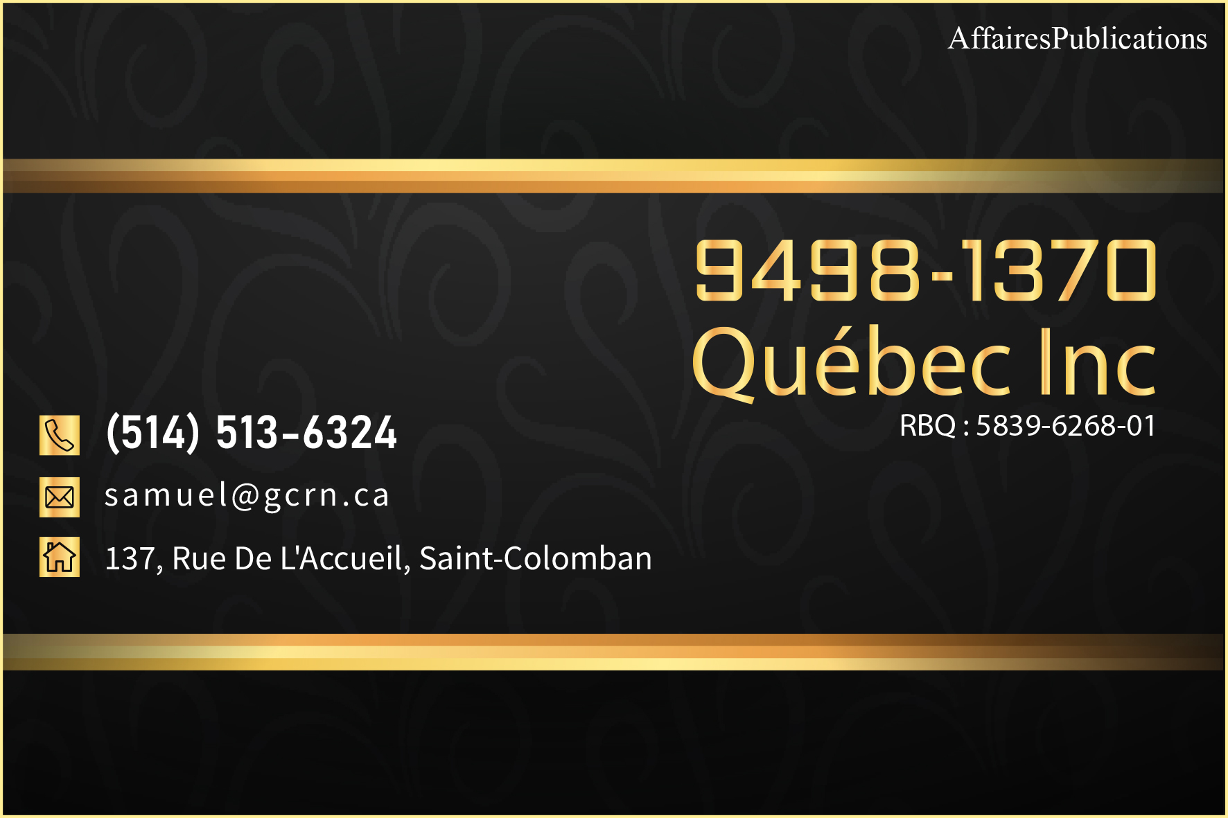 9498-1370 QUÉBEC INC