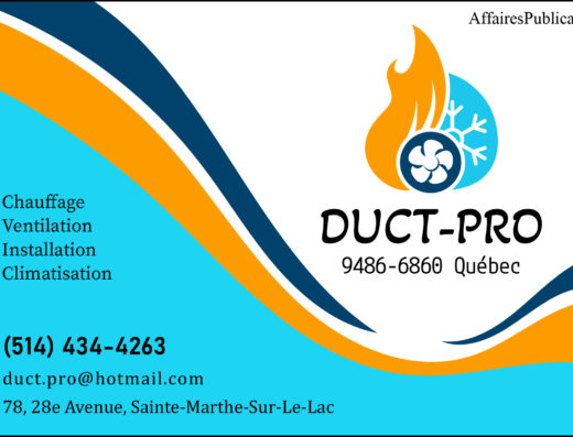 DUCT-PRO 9486-6860 QUÉBEC INC