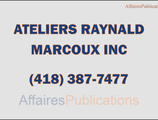 ATELIERS RAYNALD MARCOUX INC