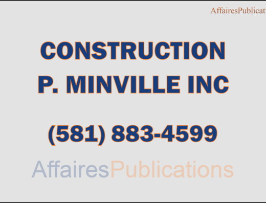 CONSTRUCTION P. MINVILLE INC