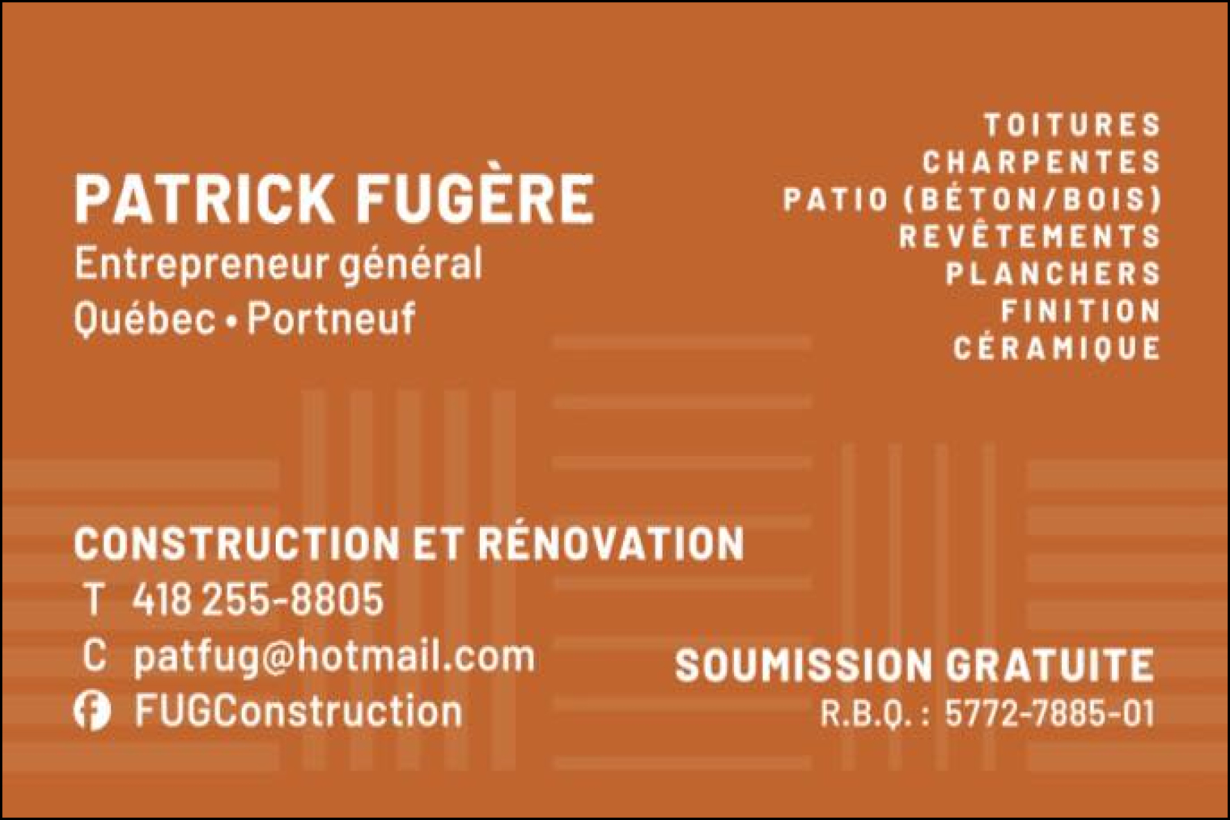 FUG CONSTRUCTION INC