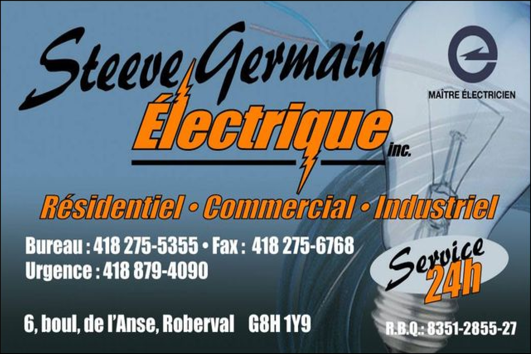 STEEVE GERMAIN ÉLECTRIQUE INC