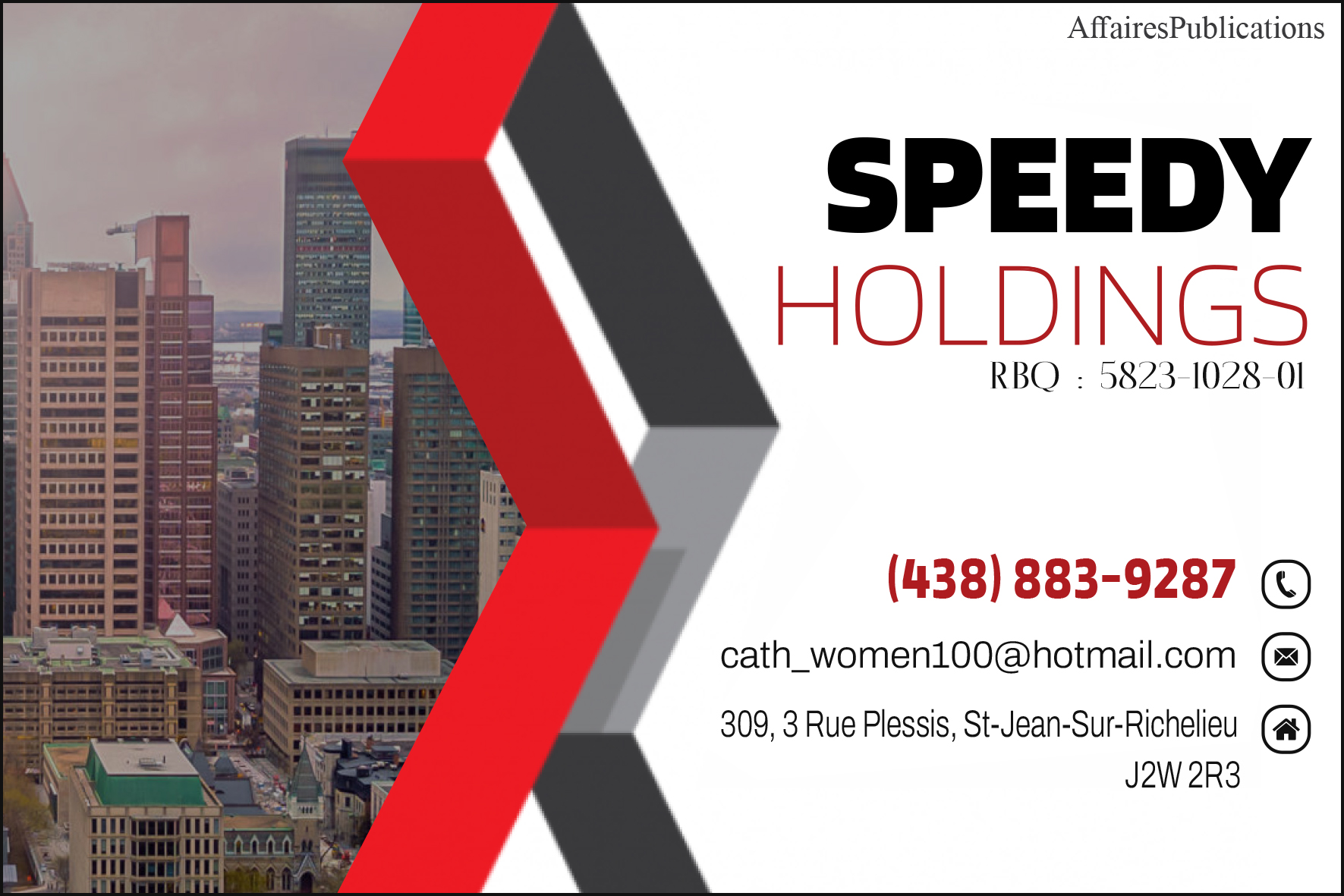 SPEEDY HOLDINGS INC