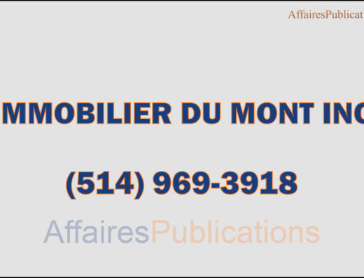 IMMOBILIER DU MONT INC