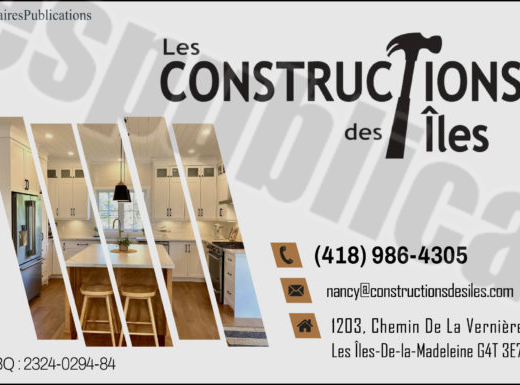 LES CONSTRUCTIONS DES ÎLES INC