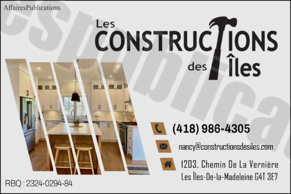 LES CONSTRUCTIONS DES ÎLES INC