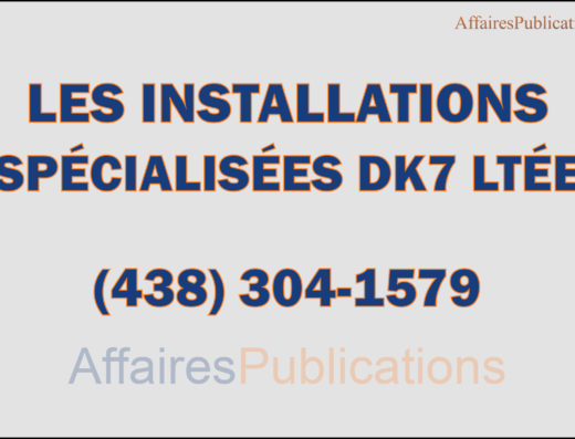 LES INSTALLATIONS SPÉCIALISÉES DK7 LTÉE