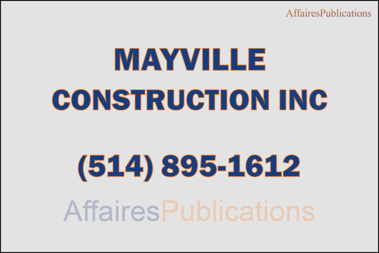 MAYVILLE CONSTRUCTION INC
