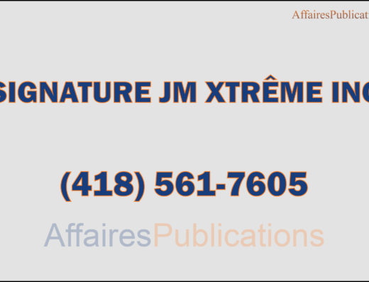 SIGNATURE JM XTRÊME INC