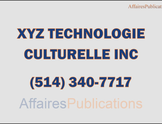 XYZ TECHNOLOGIE CULTURELLE INC