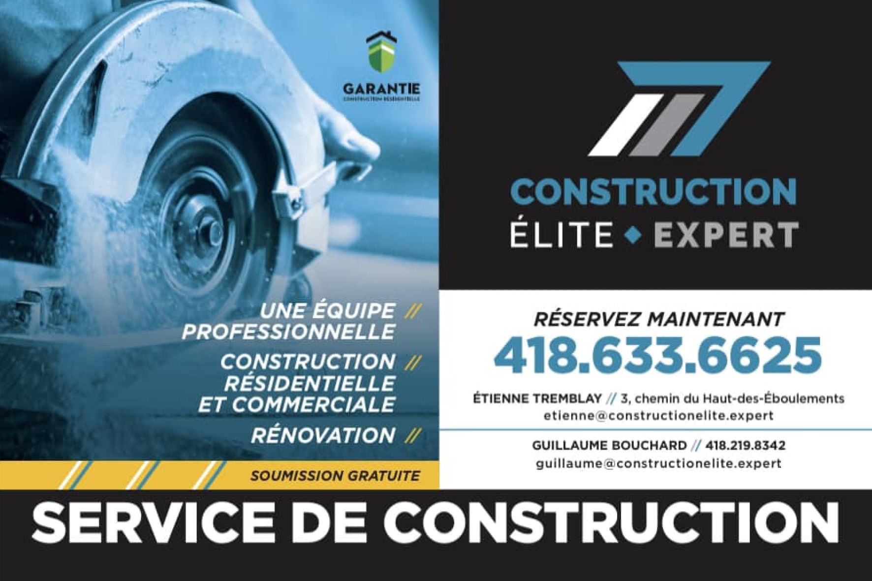 CONSTRUCTION ÉLITE EXPERT INC
