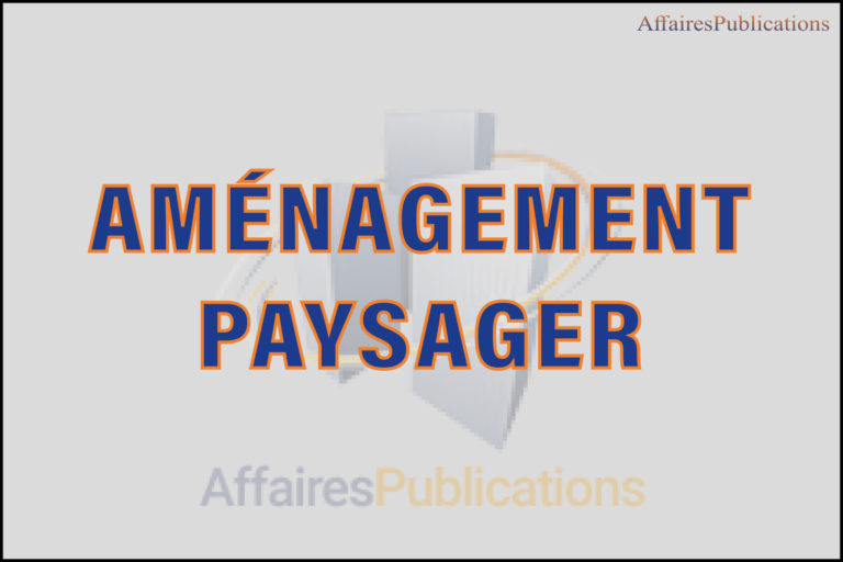 AMÉNAGEMENT PAYSAGER
