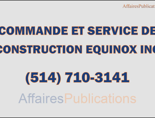 COMMANDE ET SERVICE DE CONSTRUCTION EQUINOX INC