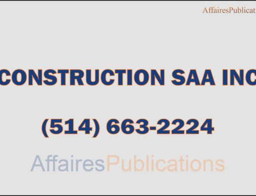 CONSTRUCTION SAA INC