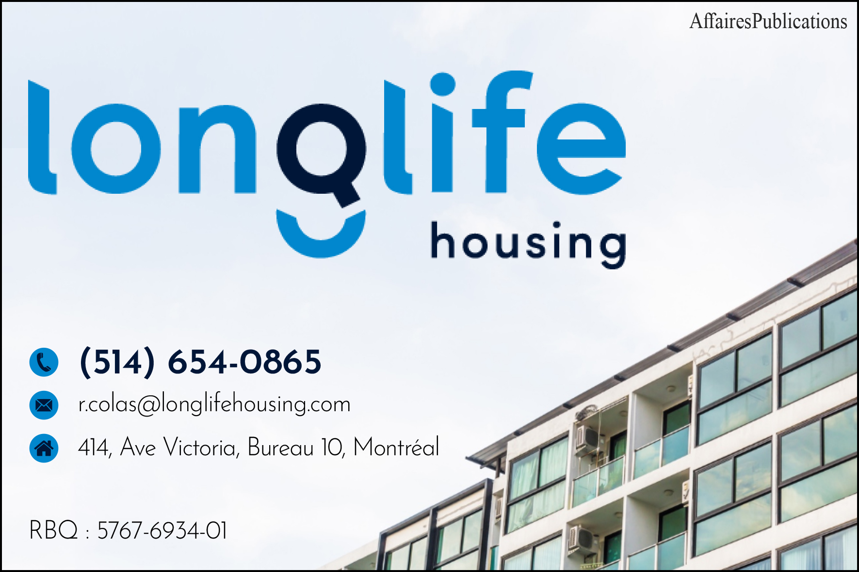 LONGUE VIE RÉSIDENCE INC