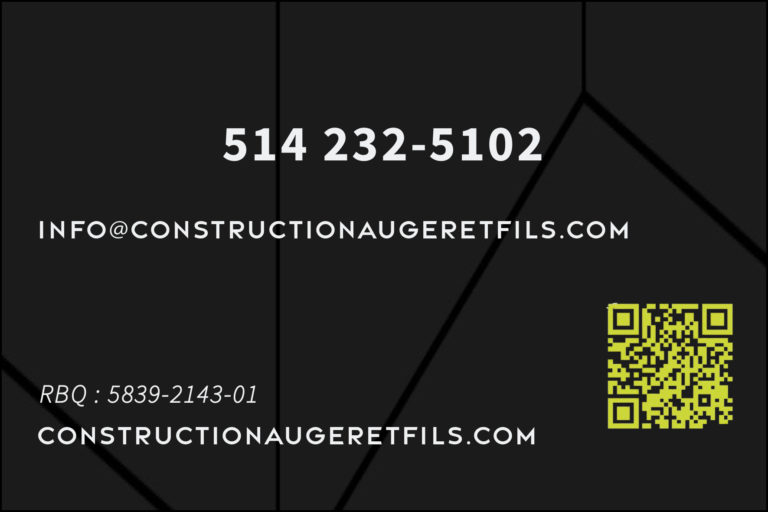 LES CONSTRUCTIONS AUGER & FILS