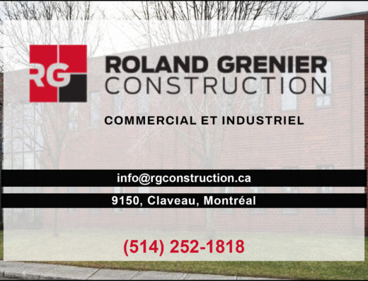 ROLAND GRENIER<br/>CONSTRUCTION LTÉE
