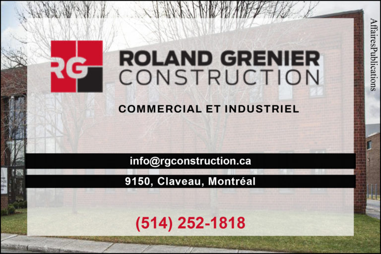 ROLAND GRENIER<br/>CONSTRUCTION LTÉE