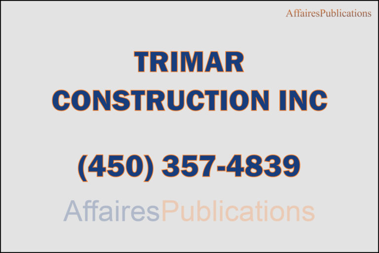 TRIMAR CONSTRUCTION INC