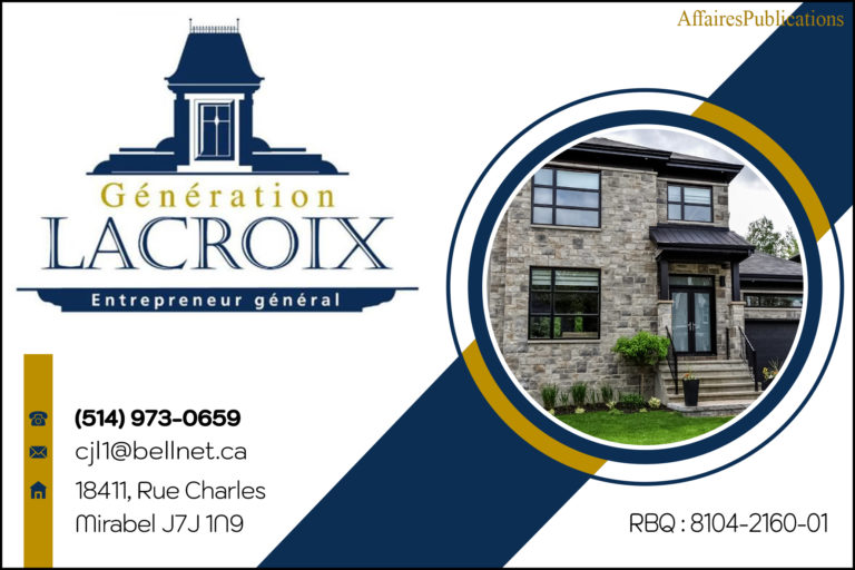GÉNÉRATION LACROIX INC