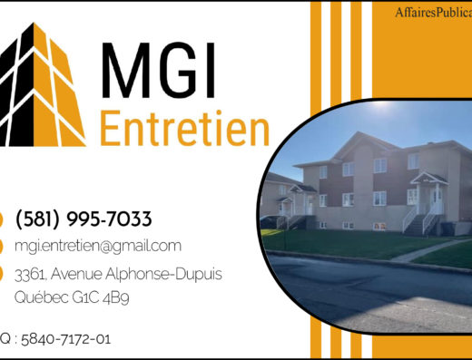 MGI ENTRETIEN <br/> 9413-1075 QUÉBEC INC