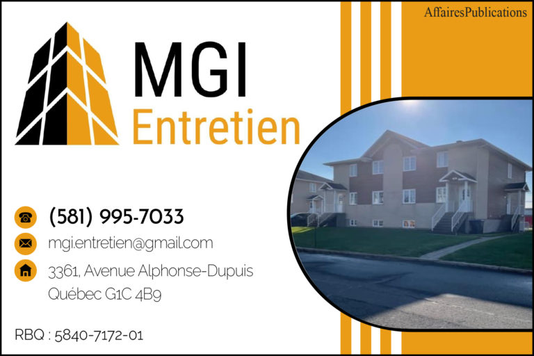 MGI ENTRETIEN <br/> 9413-1075 QUÉBEC INC