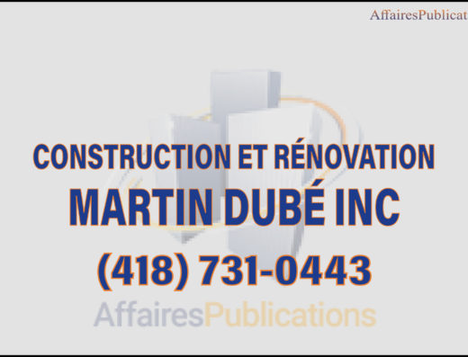 CONSTRUCTION ET RÉNOVATION MARTIN DUBÉ INC