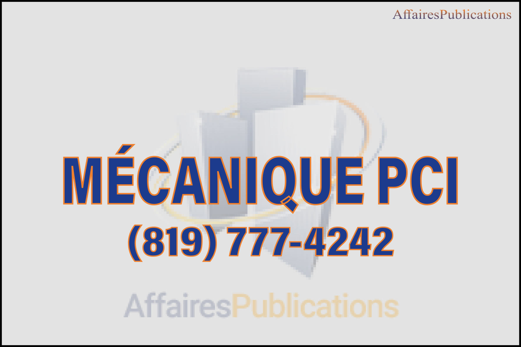 MÉCANIQUE PCI