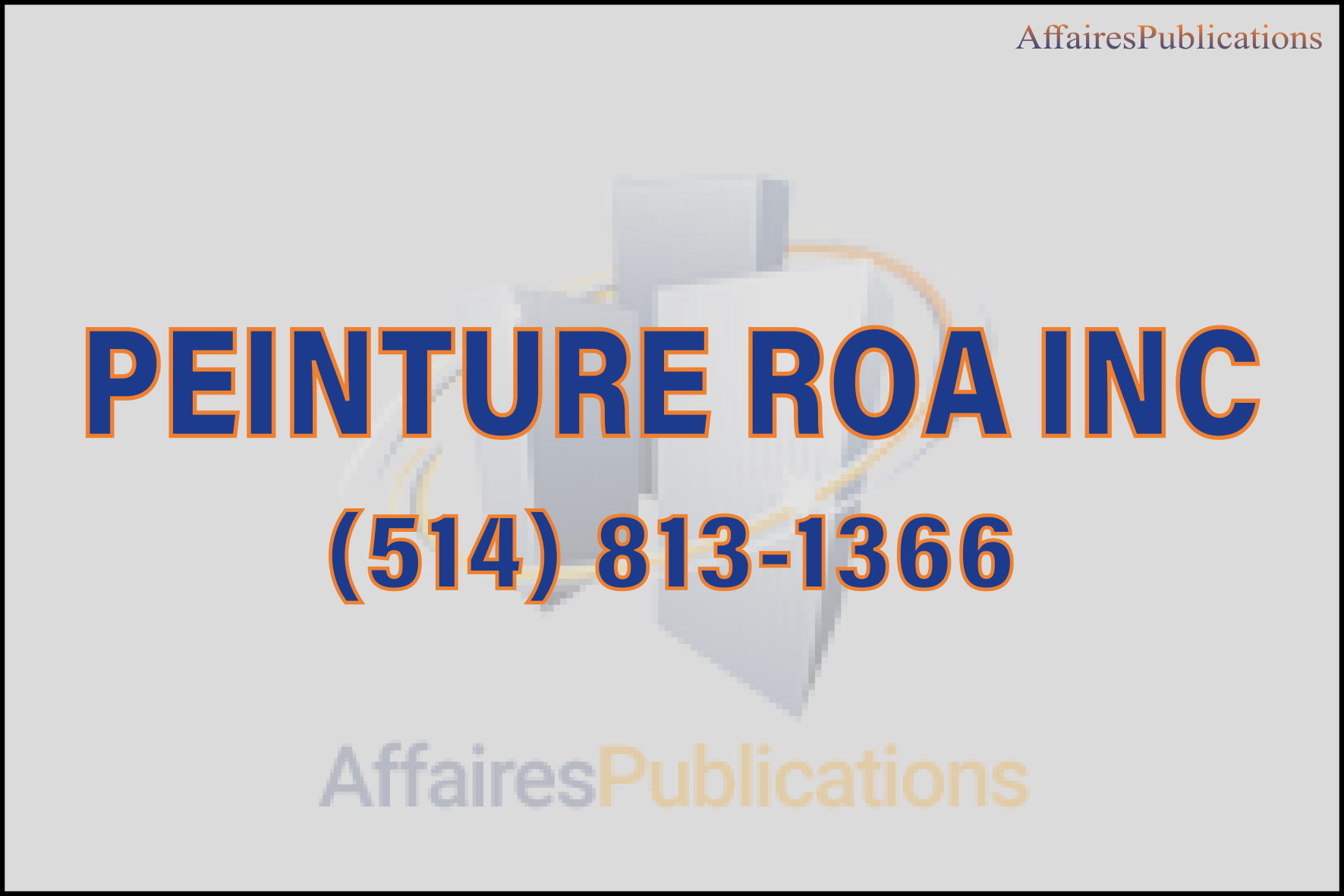 PEINTURE ROA INC